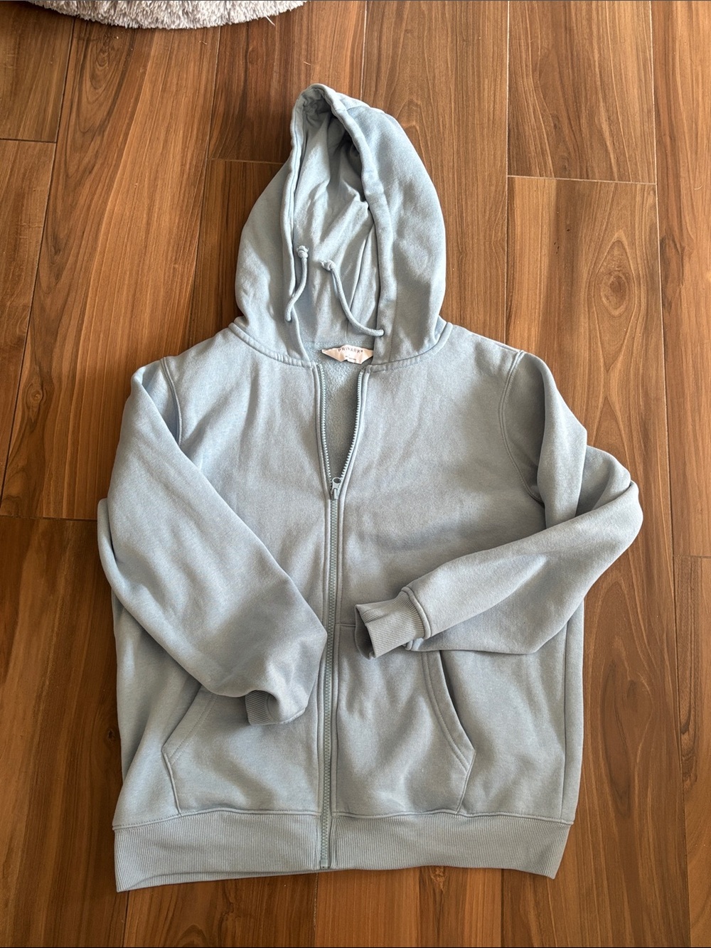 Light Blue Zip Up